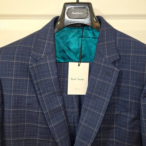 Paul Smith Italian Made Single-Breasted Gents Tailored Fit Pinstripe Suit - Picture 2 of 16